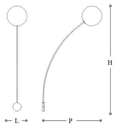 Lámpara-Filo-Incanto-Italamp-dimensiones-de-lámpara-de-pared